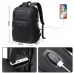 BANGE Backpack Men's Shoulder Bag 15.6 Laptop Computer Bag Casual Sports Travel Backpack Breathable Large Capacity USB Charging Backpack