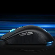 HECATEG4MPRO RGB Wireless Mouse Tri-mode Flash Speed PAW3395 Bluetooth 2.4G Type-C Macro 26K DPI 500mAh for PC Notebook Office FPS Gaming