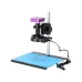 HAYEAR 51MP Industrial Digital Video Microscope Camera + 130X C-Mount Lens 56 LED Ring Light + Stand for PCB Repair