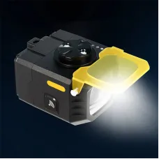 BIKIGHQ4 1600LM Super Bright Bike Headlight 50W Output 2 in 1 Dual Distance Beam USB Rechargeable Mini LEWaterproof Bike Front Light with Wireless Remote for Night Riding