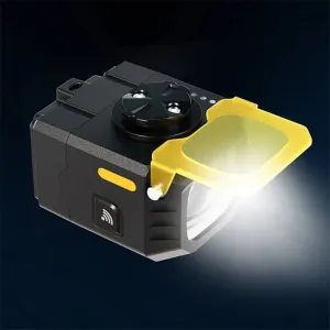 BIKIGHQ4 1600LM Super Bright Bike Headlight 50W Output 2 in 1 Dual Distance Beam USB Rechargeable Mini LEWaterproof Bike Front Light with Wireless Remote for Night Riding