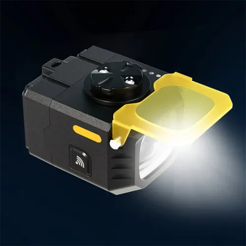 BIKIGHQ4 1600LM Super Bright Bike Headlight 50W Output 2 in 1 Dual Distance Beam USB Rechargeable Mini LEWaterproof Bike Front Light with Wireless Remote for Night Riding