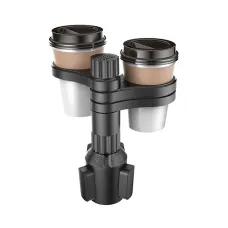 3 in 1 Car Cup Holder Expander Multifunctional Car Central Control Cup Holder Beverage Holder 360 Degree Rotation for Auto Automotive Truck RV