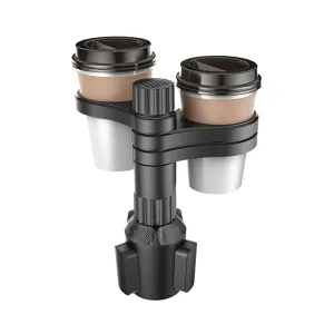 3 in 1 Car Cup Holder Expander Multifunctional Car Central Control Cup Holder Beverage Holder 360 Degree Rotation for Auto Automotive Truck RV