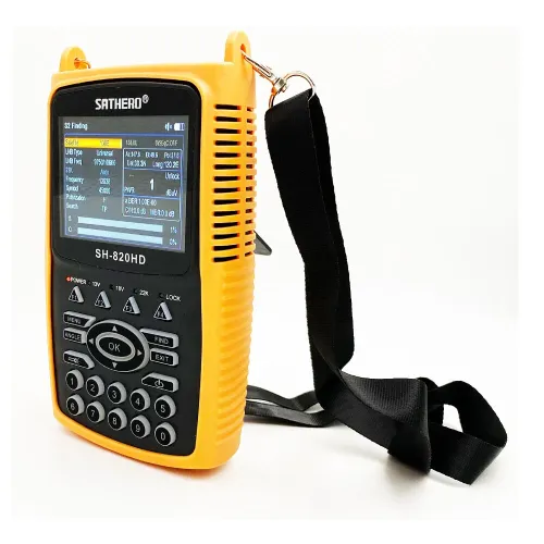 Sathero SH-820HD 3.5 Inch Combo Satfinder Satellites Finder Meter H.265 HEVC DVB-S/S2/T/T2/C/CCTV HD Digital Signal Meter