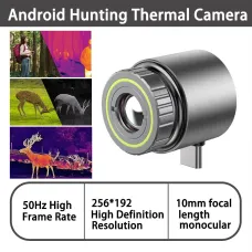 TOOLTOP M7 256X192 Thermal Imager Monocular Imaging 1-8x zoom & Manual focus Outdoor Test Night Vision Adjustable focus Laser Infrared Thermal Camera 10mm focal length monocular For Phone