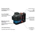 GLL 18V-120-33 CG Laser Level 12 Lines 35m Range Extendable to 120m High Precision  0.3 mm/m Rapid Self-Leveling IP 65