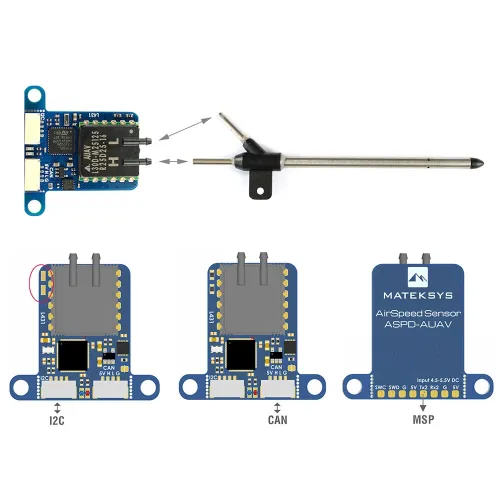 MATEK ASPD-AUAV Digital Airspeed Sensor AUAV-L30D L431 CAN Node All Sensors for RC FPV Fixed Wing RC Airplane