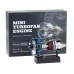Teching DM122 TR900 Mini Metal Turbofan Engine Model Assembly Kit 170+ PCS for A320 B737 C919 Aircraft Mechanical Science Education Toy Gift