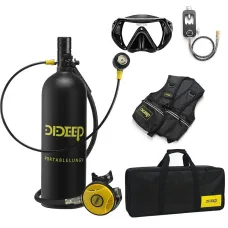 DIDEEP X5000Pro 2L Air Oxygen Bottle Lightweight and Portable Diving Equipment Underwater Rebreather