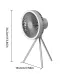 3 in 1 Multifunctional 10000mAh USB Rechargeable Camping Fan with LED Light High Capacity Silent Motor Long Battery Life Aluminum Tripod Desk Ceiling Fan Power Bank Function