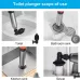 High-Pressure Electric Toilet Plunger Lithium Battery-Powered Drain Unclogger for Bathroom Floors Showers Heavy Duty Clog Remover