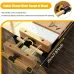 Portable Hardwood Workbench Beech Wood Frame Compact Size 20x11 Inches Stable Clamping Power Multifunctional Woodworking Vise