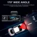 3 Lens 1080P WiFi WDR Dash Cam 3.16 Inch IPS Screen Front Interior Rear Car Driving Recorder Camera 170 Wide Angle Night Vision Motion Detection