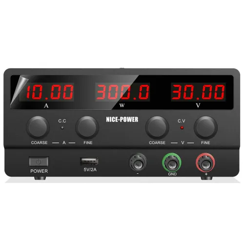 NICE-POWER SPS-H Professional Four-Digit Display Power Supply Adjustable Voltage Current Control USB Output 5V2A Precision Control Compact Design Ideal for Various Charging Needs