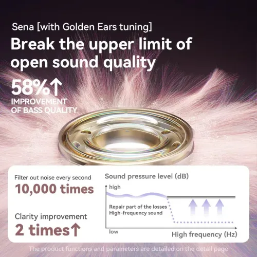 SANAG S6S Pro Deepseek AI Earclips bluetooth Earphone Spatial Sound AI Call Noise Reduction 42H Playback Low Delay Waterproof Design Touch Control Open-ear Sports Headphones