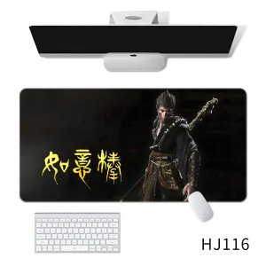 [Black Myth:WuKong] Large Gaming Mouse Keyboard Pad PC Game SunWukong XXL Mousepad Computer Keyboard Office Padding Accessories E-sports Desk Mat
