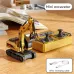 Z6750/Z6752/Z6753 RTR 1/64 2.4G Mini RC Car Alloy Forklift Excavator Dump Truck Support App Remote Controlled LED Light Sound Engineering Vehicle Two Speed Desktop Toys Model Collection Gift For Boys