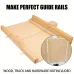 2PCS Table Saw Crosscut Sled Miter Bars with Pre-drilled Holes 3/4" x 3/8" x 17" Precise Woodworking Cuts Easy Installation