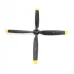 XK A280 P-51 Mustang 560mm RC Airplane Spare Parts Accessories Plastic 4-Blade Propeller
