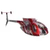 Eachine E220S MD500 RC Helicopter Spare Parts Red Nose Cover Set / Tail Wing Set / Canopy