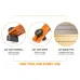 Deck Lever Tool Board Bending Straightening Locking Composite Material Multi Joist Compatibility Grooved Deck Fastening Dense Hardwood Pressure Treated Wood Installation Tool Lightweight Sturdy