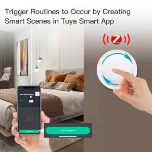 Tuya Zigbe Smart Konb Scene Switch Dimmer Button Knob Controller Home Automation Intelligent DIY Switch Support Home Assistant