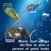 JJRC S21 RTR 2.4G Mini RC Boat Stunt Roll Marine Animal Series Speedboat 360 Rotation LED Lights Vehicles Models Waterproof Toys
