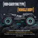 ZLL SG206 PRO/MAX RTR 1/20 2.4G 4WD Brushed/Brushless RC Car Wrangler Rock Crawler Off-Road Climbing Truck LED Lights Metal Frame Full Proportional Vehicles Models Toys
