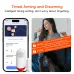 AW401S Tuya WiFi Door Window Sensor Alarm Home Security Wireless Magnetic Sensor Anti-Theft Alarm Sound and Light Smart Voice Tuya APP Control