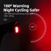 ROCKBROWR05 100LM Smart Smart Brake Bicycle Taillight 7 Lighting Modes USB Charging 500mAH Bike Rear Light for Outdoor Night Warning Safe Cycling