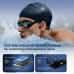 SANAG B33S Bone Conduction Earphone bluetooth V6.0 Headset IPX8 Waterproof Built-in 32G Memory Panoramic Sound HD Call Noise Cancelling Flexible Silicone Lightweight Neckband Sports Headphones