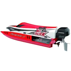 RC hobbyWorld E1 8205V2 Shark V2 2.4G Brushless Electric RC Boat ABS 443mm RTR Water Cooling System Models Toys