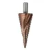 Drillpro HSS-Co M35 Cobalt Step Drill Bit Triangle Shank 4-12/4-20/4-32mm Spiral Flute Step Drill