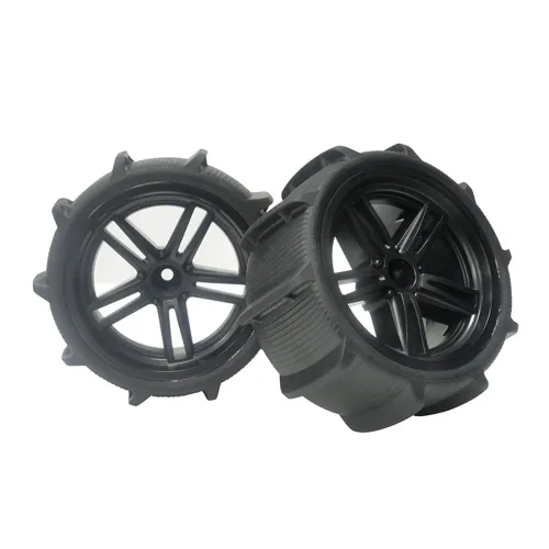 4PCS Sandy Beach Tires Wheels 12mm Hex for 1/10 1/12 9125 X03 F22A RC Car Vehicles Model Parts