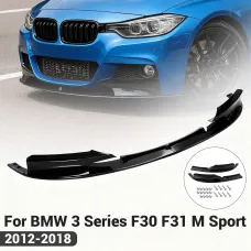 Carbon Fiber Front Lip Spoiler for BMW 3 Series F30 F31 M Sport 2012 to 2018 Custom Upgrade