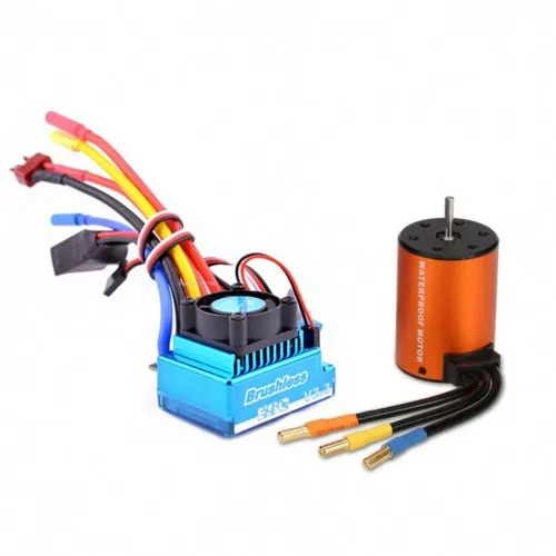 Wltoys 144001 124018 124019 RC Car Upgraded Brushless 3650 4300KV Motor 120A ESC 21G Servo TX RX Combo Set Parts