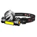 Waterproof LEHeadlamp Handfree COB Work Light with Magnet USB Headlight Built-in Battery Suit for Fishing Camping