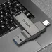 Lenovo LX520 Type-C & USB3.2 Flash Drive 512GB/256GB/128GB/64GB 150MB/s High Speed Pendrive Mobile U Disk Plug and Play