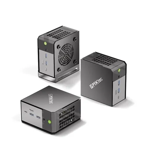 GMKtec EVO-X1 Mini PC Mini PC AMD Ryzen AI 9 HX 370 12 Cores 24 Threads 32GB DDR5 1TB SSD Windows 11 Pro WIFI6 BT5.2 4K Triple Output USB4 Mini Gaming Computer Desktop PC