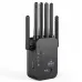 1200Mbps Wireless WiFi Repeater 2.4G&5.8G Signal Router 802.11N Long Range Wireless WiFi Extender Amplifier WIFI Booster with 6 Antennas
