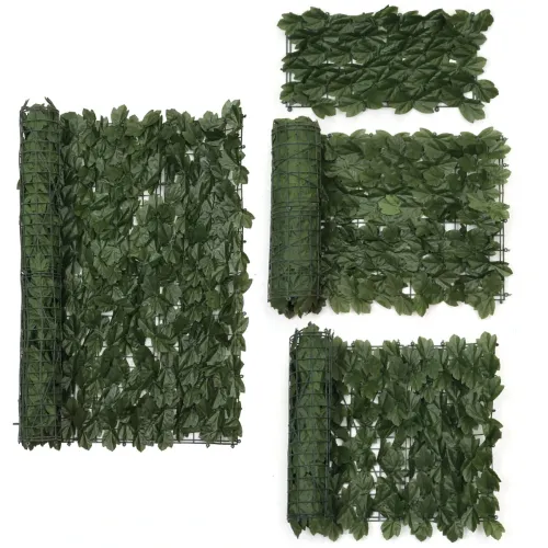 Artificial Leaf Fence Net Fence Garden Decoration Rattan Faux Plant