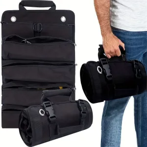 Heavy Duty Oxford Tool Bag with Large Capacity Waterproof Design Multi Pocket Organizer for Efficient Storage of Hand Tools