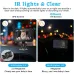 HD 1080P 4.3 Inch Car Rear View Monitor IPS Screen Night Vision 150 Degree Wide Angle Waterproof Camera Rearview System Auto Switching PAL NTSC Adjustable Brightness