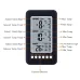 Digital Indoor Outdoor Thermometer Dual Sensor LCD Display with Trend Indicators Max Min Temperature Alerts 433 Mhz 10-second Update Rate Wall Mount or Table