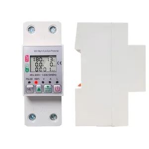 MAIQ-63 63A 110V 220V Tuya WiFi Energy Meter Kwh Metering Switch Timing Function with Voltage Current and Leakage Protection Work with Alexa Google Assistant