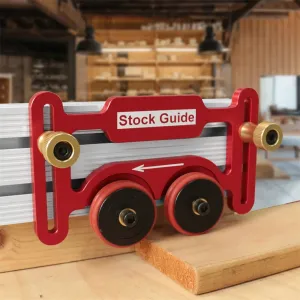 One Way Bearing Roller Featherboard Feather Board Stock Guide for Table Saw Router Tables Band Saws Jig Guide