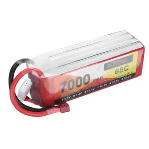 ZOP Power 14.8V 7000mAh 65C 4S LiPo Battery T Plug for RC Car
