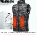 TENGOO HV-09Heated Vest 9 Heating Areas Camouflage Oversized Men Winter Vest Self Heating Vest Usb Electric Thermal Vest Jacket Outdoor Vest