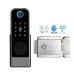 GT01-2 Waterproof Tuya TTLOCK Smart Door Lock Wifi Double Side Fingerprint Lock Outdoor Gate Digital Password Remote App Home Electronic Rim Lock